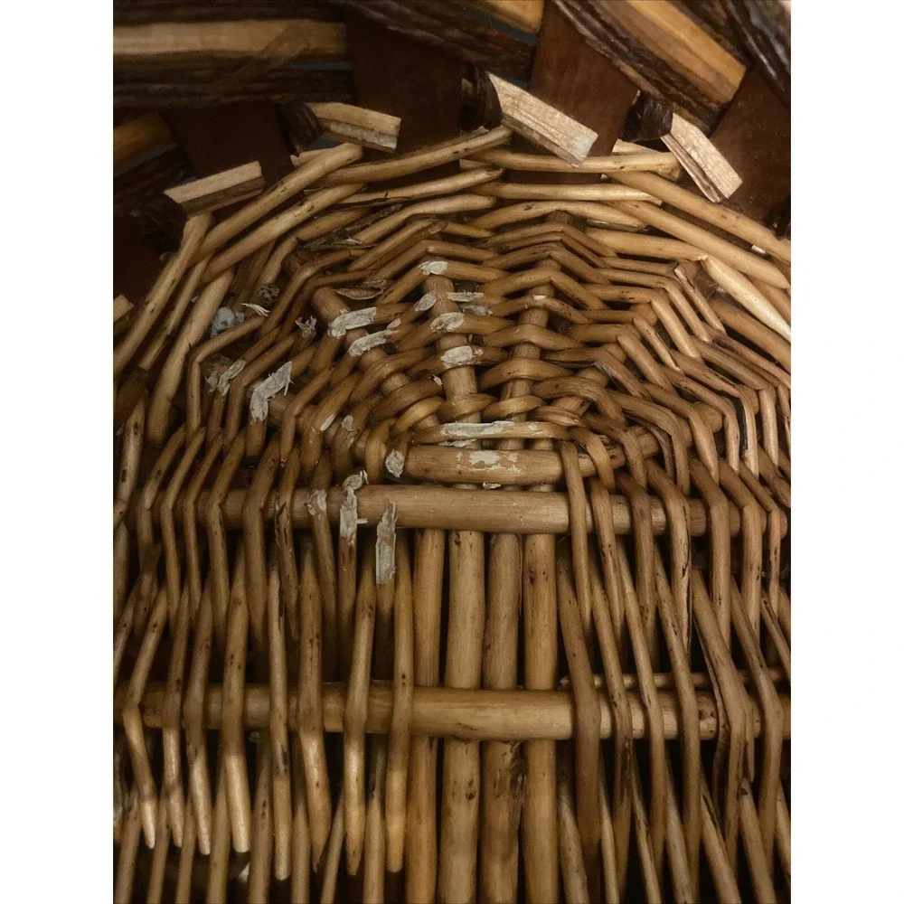 Wicker Rattan‎ Wood Oval 12 X9